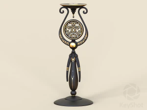 Portacandele Concept 07 Modello 3D