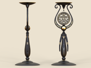 Concept candle holder 07 Model 3D