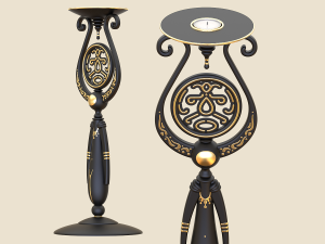 Concept candle holder 07 Model 3D