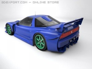 honda nsx raybrig 3Dモデル