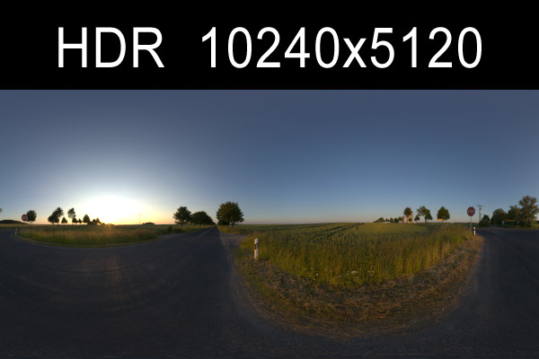 road in field 2 hdr environment high res CG टेक्स्चर्स .c4d .max .obj .3ds .fbx .stl .blend 