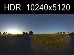 road in field 2 hdr environment high res CG Textures