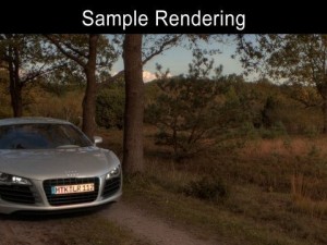 meadow 1 afternoon hdr panorama Model 3D