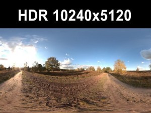 meadow 2 afternoon hdr panorama 3D Model