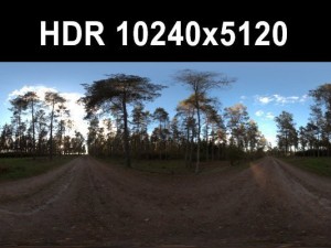 meadow 3 afternoon hdr panorama 3Dモデル
