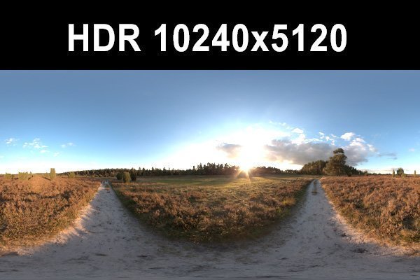 meadow 4 afternoon hdr panorama 3D Model .c4d .max .obj .3ds .fbx .stl .blend 