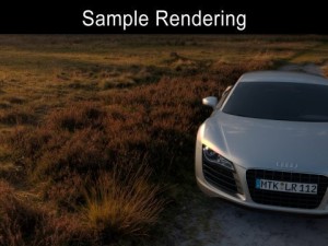 meadow 4 afternoon hdr panorama 3D Model