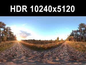 meadow 6 afternoon hdr panorama 3D Model