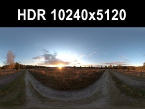 meadow 7 afternoon hdr panorama 3D Model