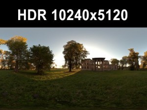 ruin 2 afternoon hdr panorama 3D Model