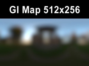 ruin 3 afternoon hdr panorama 3D Model