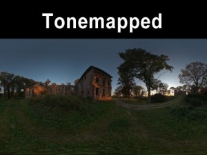 ruin 4 afternoon hdr panorama 3Dモデル