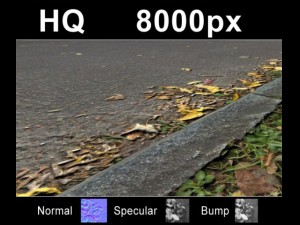 road with autumn leaves 2  hi res set CG Textures