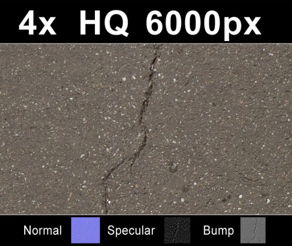 asphalt road tiles collection high res set CG Textures .c4d .max .obj .3ds .fbx .stl .blend 