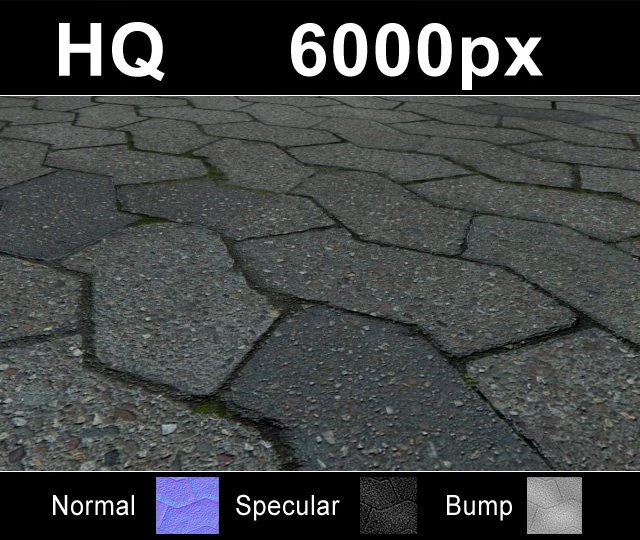 paver blocks 4  hi res set CG Textures .c4d .max .obj .3ds .fbx .stl .blend 