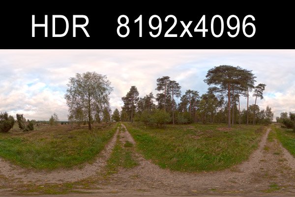 field path cloudy day 1 hdr Model 3D .c4d .max .obj .3ds .fbx .stl .blend 