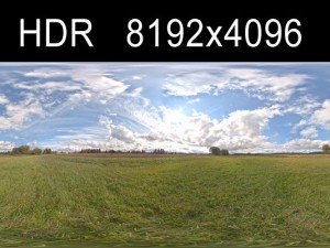 cloudy sky hdri environment high res Modèle 3D
