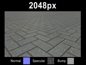 पेवर ब्लॉक 1 CG टेक्स्चर्स