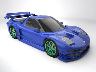 honda nsx raybridge 3D Model .c4d .max .obj .3ds .fbx .stl .blend