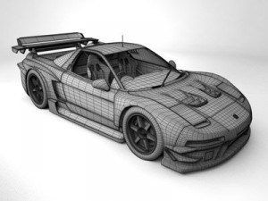 honda nsx raybridge 3D Model