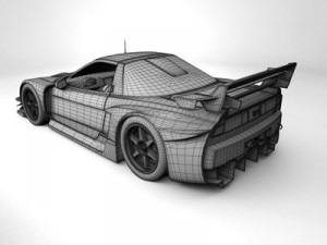 honda nsx raybridge 3D Model