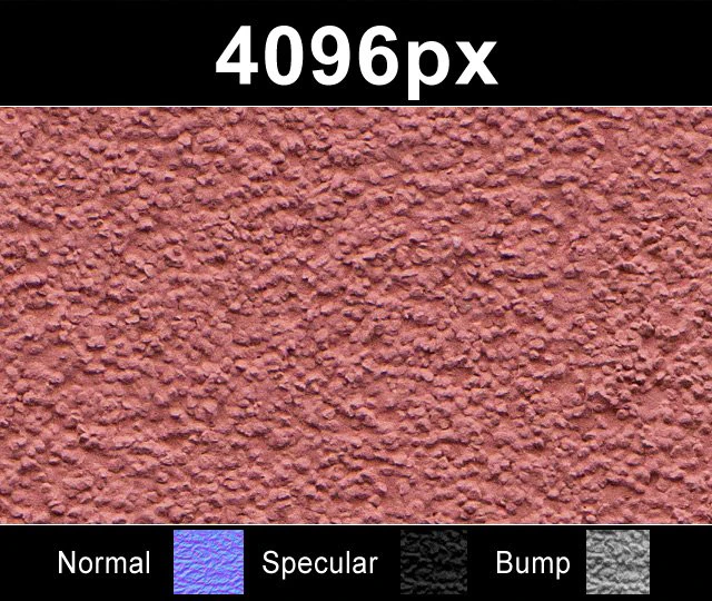 plaster 01 red  high res set CG Textures .c4d .max .obj .3ds .fbx .stl .blend 