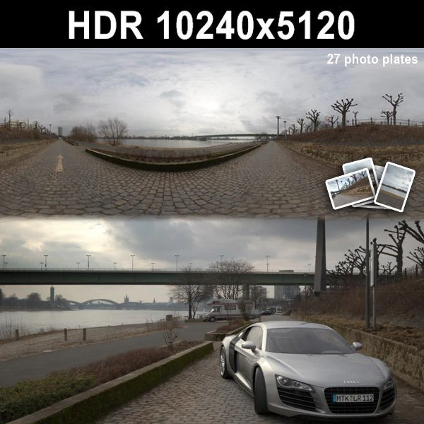 hdr 108 river road with plates CG Textures .c4d .max .obj .3ds .fbx .stl .blend 