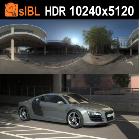 hdr 117 parking lot sibl Modelo 3D .c4d .max .obj .3ds .fbx .stl .blend 