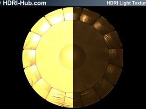 hdr light circular umbrella 2 Model 3D
