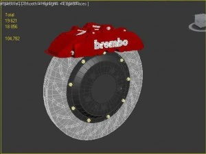 brembo brake rotor 3D Model