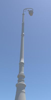 lamppost 3Dモデル .c4d .max .obj .3ds .fbx .stl .blend 