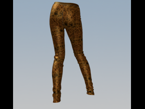 md23 female nylon leggins 3D Model