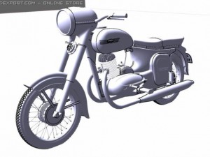 jawa 250 3D Модель