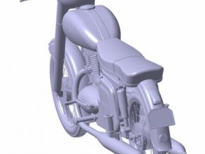 jawa 250 Model 3D
