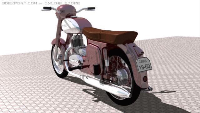 Jawa 250 3D Модель In Мотоцикл 3DExport