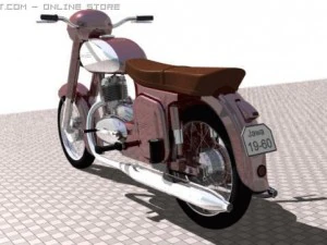 jawa 250 3D Model