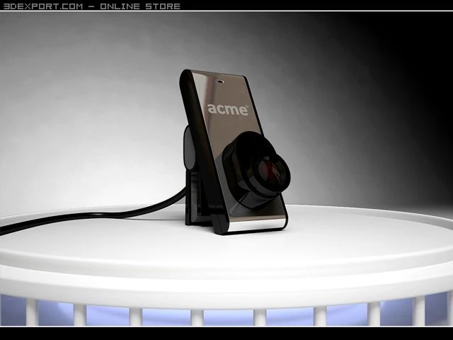 web camera acme 3D Model .c4d .max .obj .3ds .fbx .stl .blend 