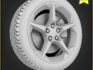 car wheel 001 3D Model