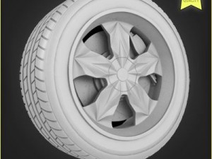 car wheel 002 3Dモデル