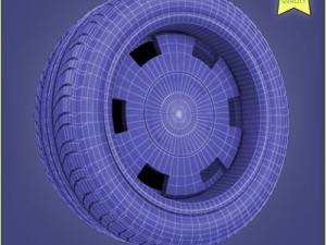 car wheel 004 Modello 3D