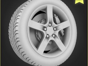 car wheel 008 3D मॉडल