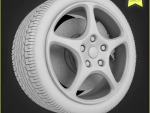 car wheel 010 3D Model