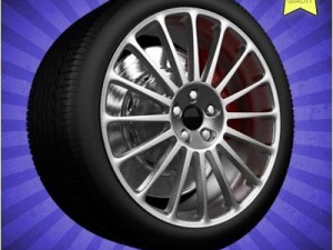 car wheel 012 3D-Modell