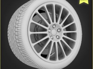 car wheel 012 3D 模型