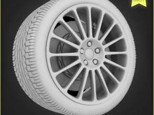 car wheel 012 3D Model