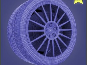 car wheel 012 3D 模型