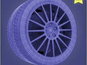 car wheel 012 3D Model