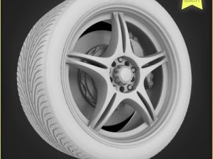 car wheel 015 3D-Modell