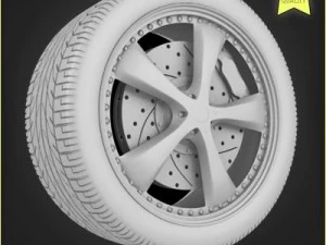 car wheel 016 3D Model