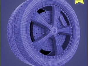 car wheel 016 3D Model
